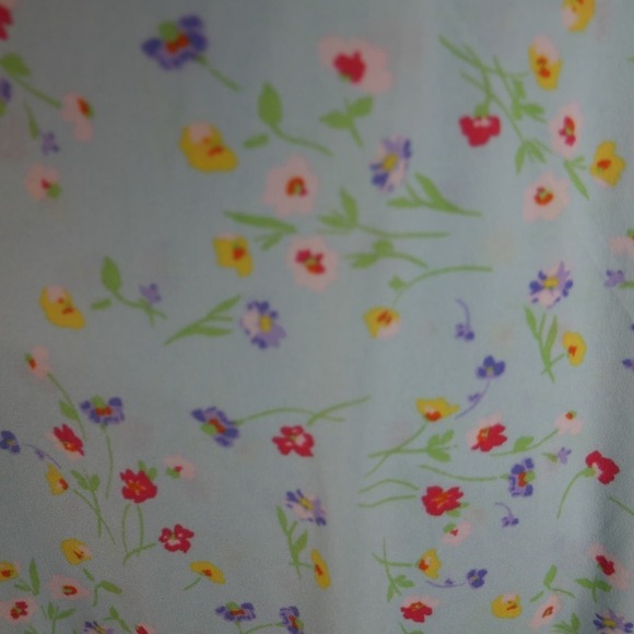 Stitch Fix 41 Hawthorn NWT Kaylee Blue Floral Surplice Dress Size Small - Picture 6 of 11